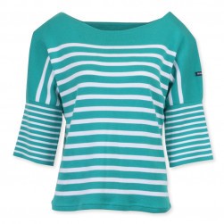 Marinière Femme Ponant Turquoise