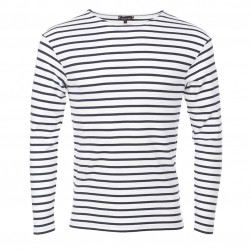 Marinière Loctudy homme blanc/marine