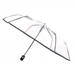 Parapluie compact transparent
