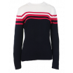 Pull marin femme Morgat écru/rose/marine