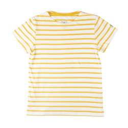 Tee-shirt marinière enfant Bately Marine / Blanc