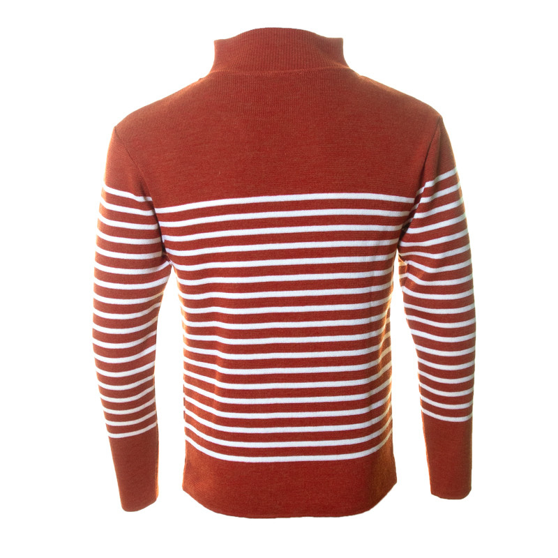 Pull col camionneur rouge