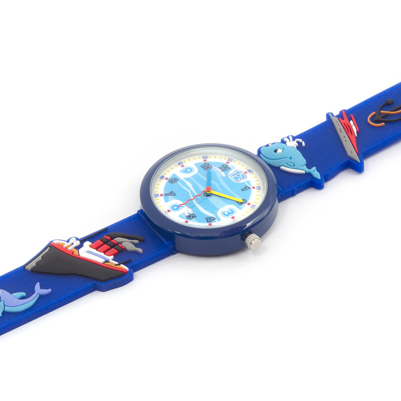 Montre enfant - Chronomètre - Etanche - Blauw - Coffret cadeau
