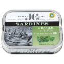 Sardines basilic thym huile d\'olive bio