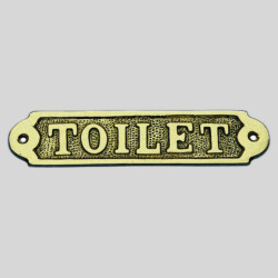 Plaque Toilet