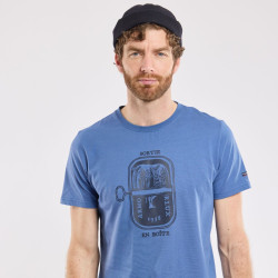 T-Shirt Sérigraphié homme - Sortie en Boîte/Obscur
