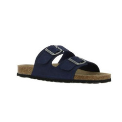 Mules deux boucles homme - Marine