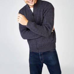 Cardigan zippé