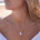 Collier bulles ile d\'Arz - Blanc