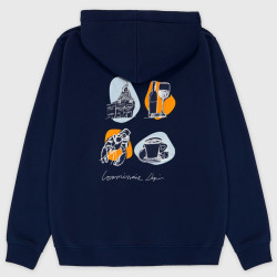 Sweat zippé "Commissaire Dupin"