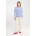Marinière femme Lesconil blanc/bleu roi