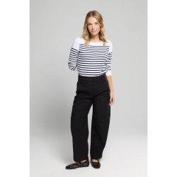 Marinière Amiral femme blanc/marine