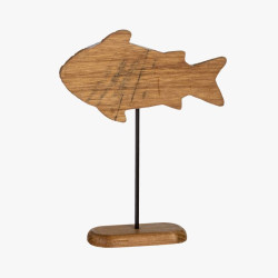 Poisson en bois