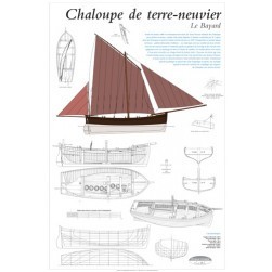 Plan de modélisme, chaloupe de terre-neuvier